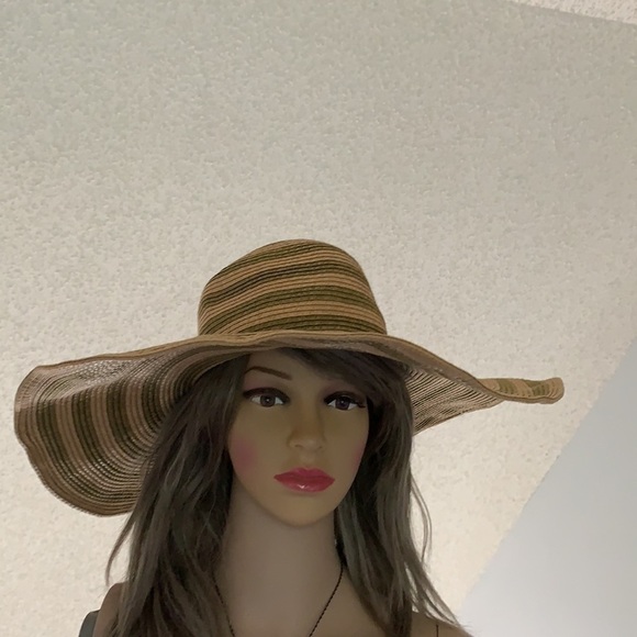 Steve Madden Floppy Straw paper Beach Hat one size - Picture 9 of 11